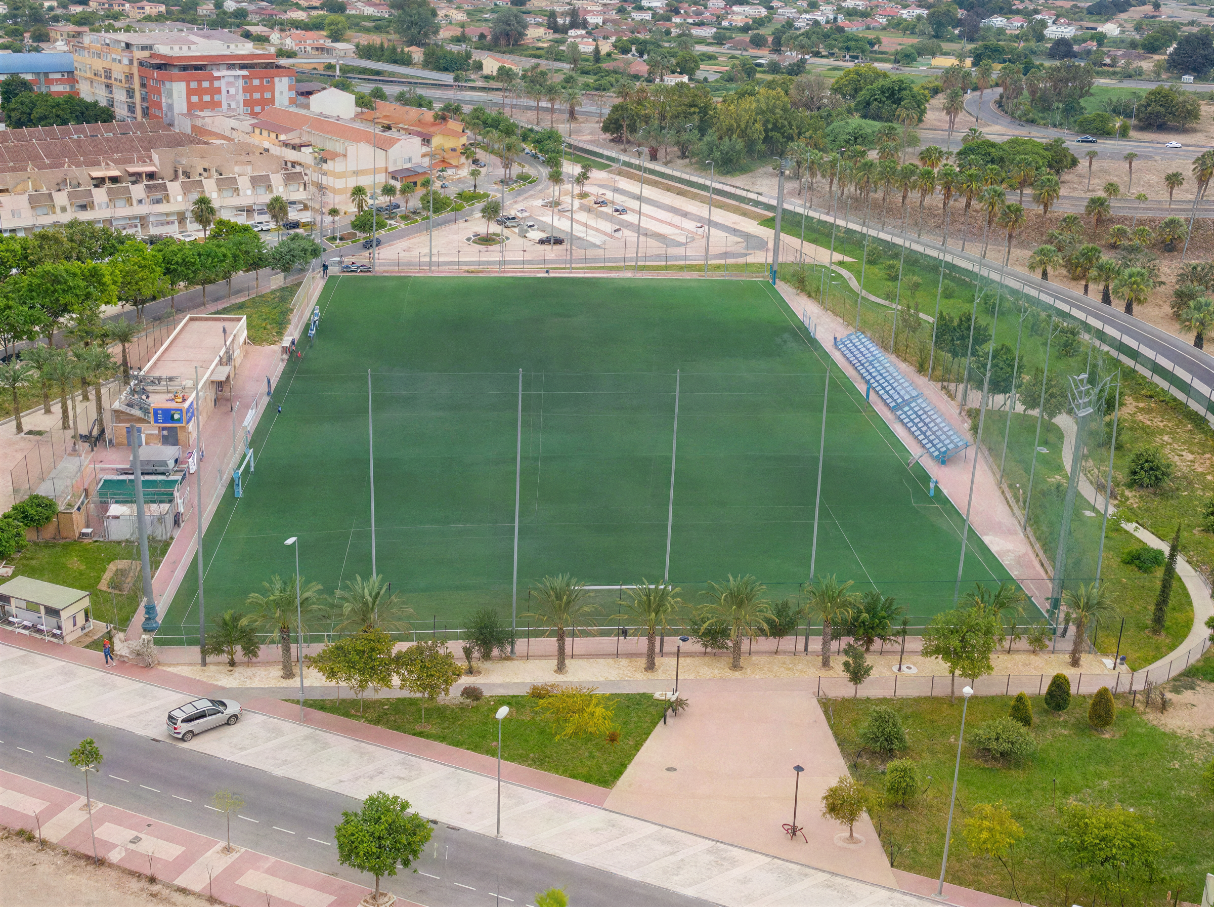 Campo de fútbol de El Ranero, vista cenital